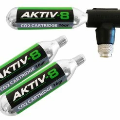 Aktiv-8 Kit De Pompe Ă CO2, Y Compris 3 Cartouches 16g Avec Filetage