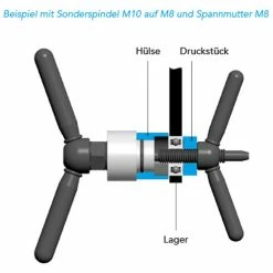 Reset Racing Outil Presswerk D'emmanchement Et D'extraction Des Roulements Arrière -SKS Germany Soldes Reset Racing Presswerk Hinterbaulager Ein und Auspresswerkzeug 8069 d